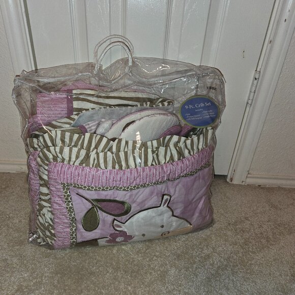 CoCaLo Baby Jacana Crib Set; 9 piece Unisex Excellent Used Condition - Picture 12 of 16